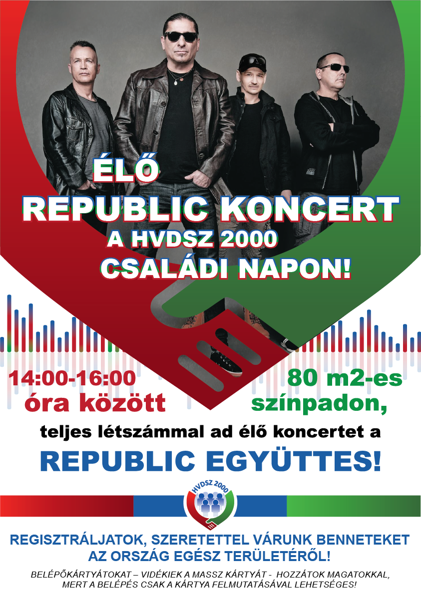 Találkozunk a REPUBLIC élő koncertjén! 